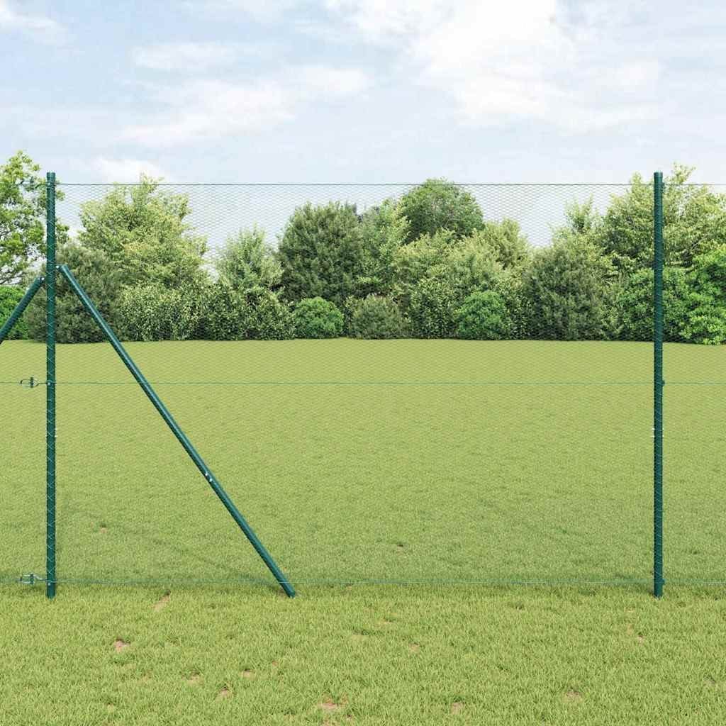 Lumarko Ogrodzenie sześciokątne Zielony 1.6 x 100 m Stal