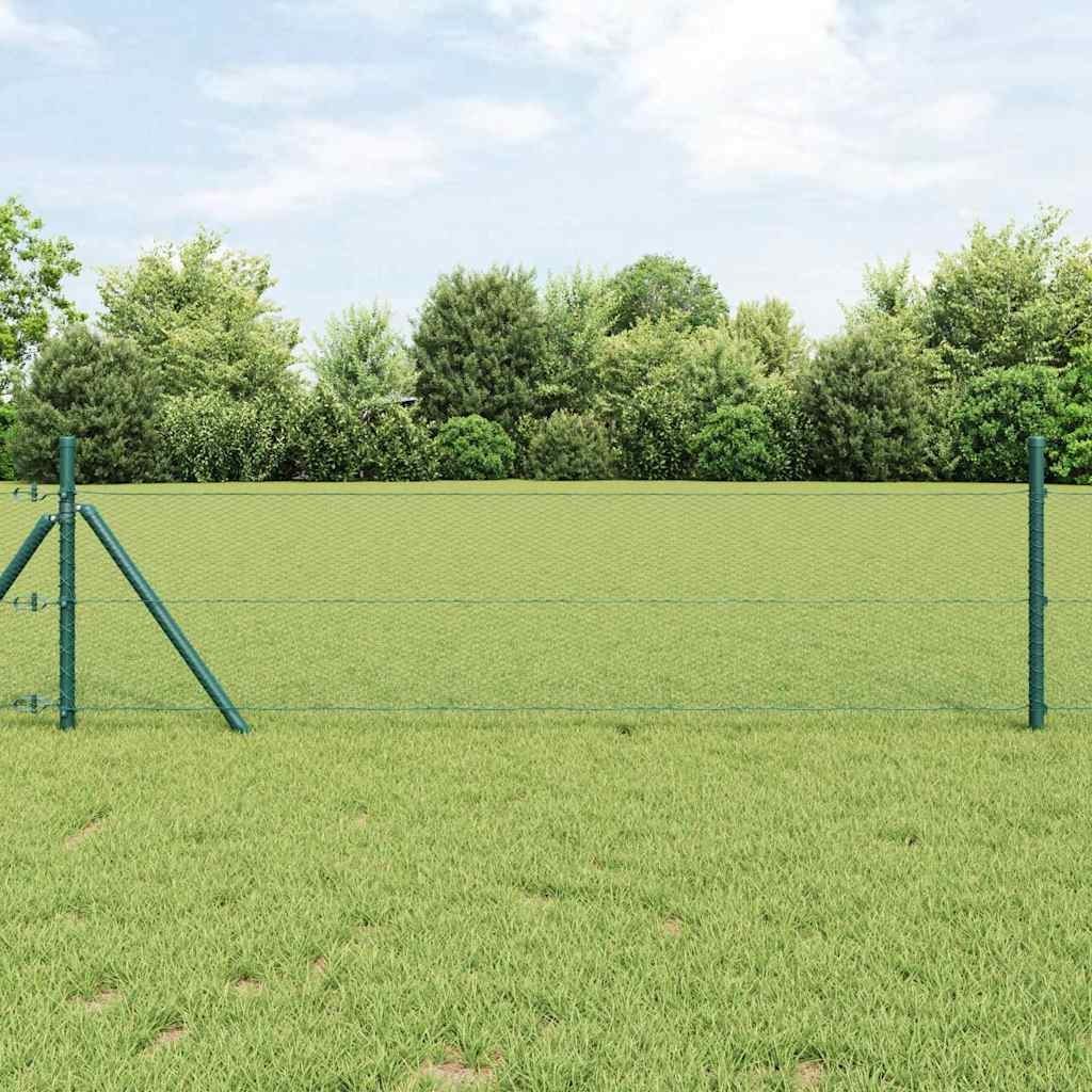 Lumarko Ogrodzenie sześciokątne Zielony 1.2 x 50 m Stal