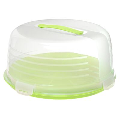 Pojemnik okrągły na ciasto zielony jasny