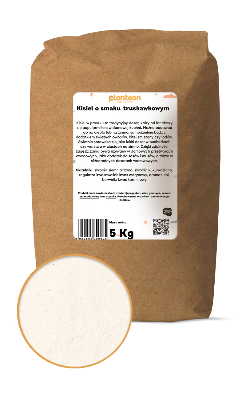 Kisiel o smaku truskawkowym 5kg