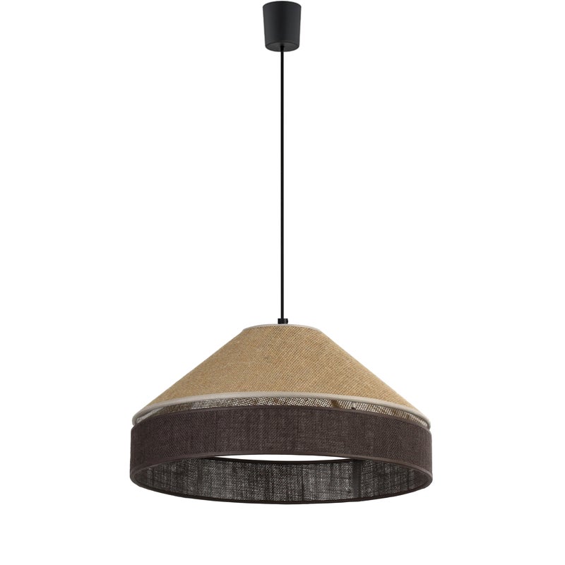Lampa wisząca Eliss 1xE27 50 cm brązowa TK LIGHTING