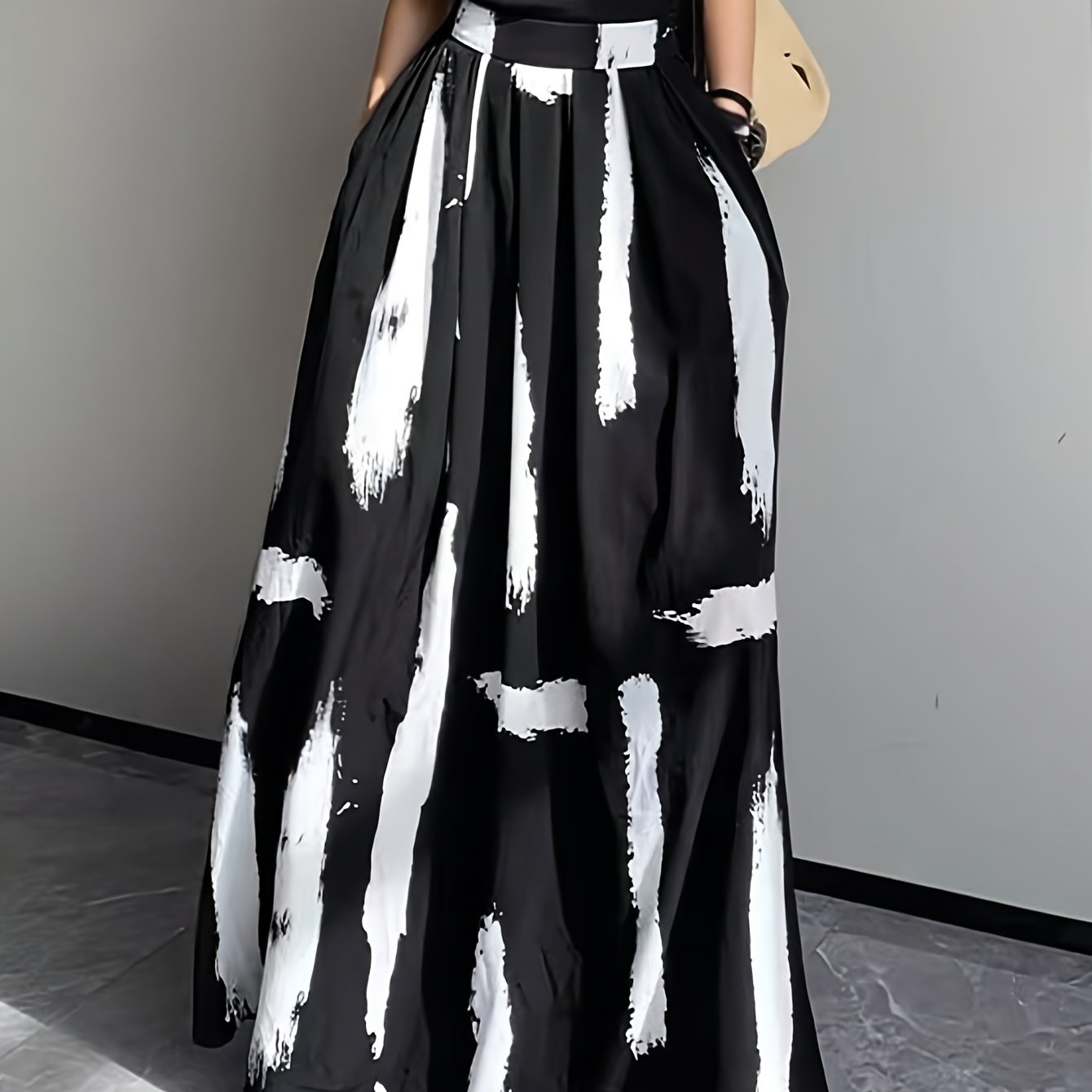 TEMU Spódnica Damska z Nadrukiem