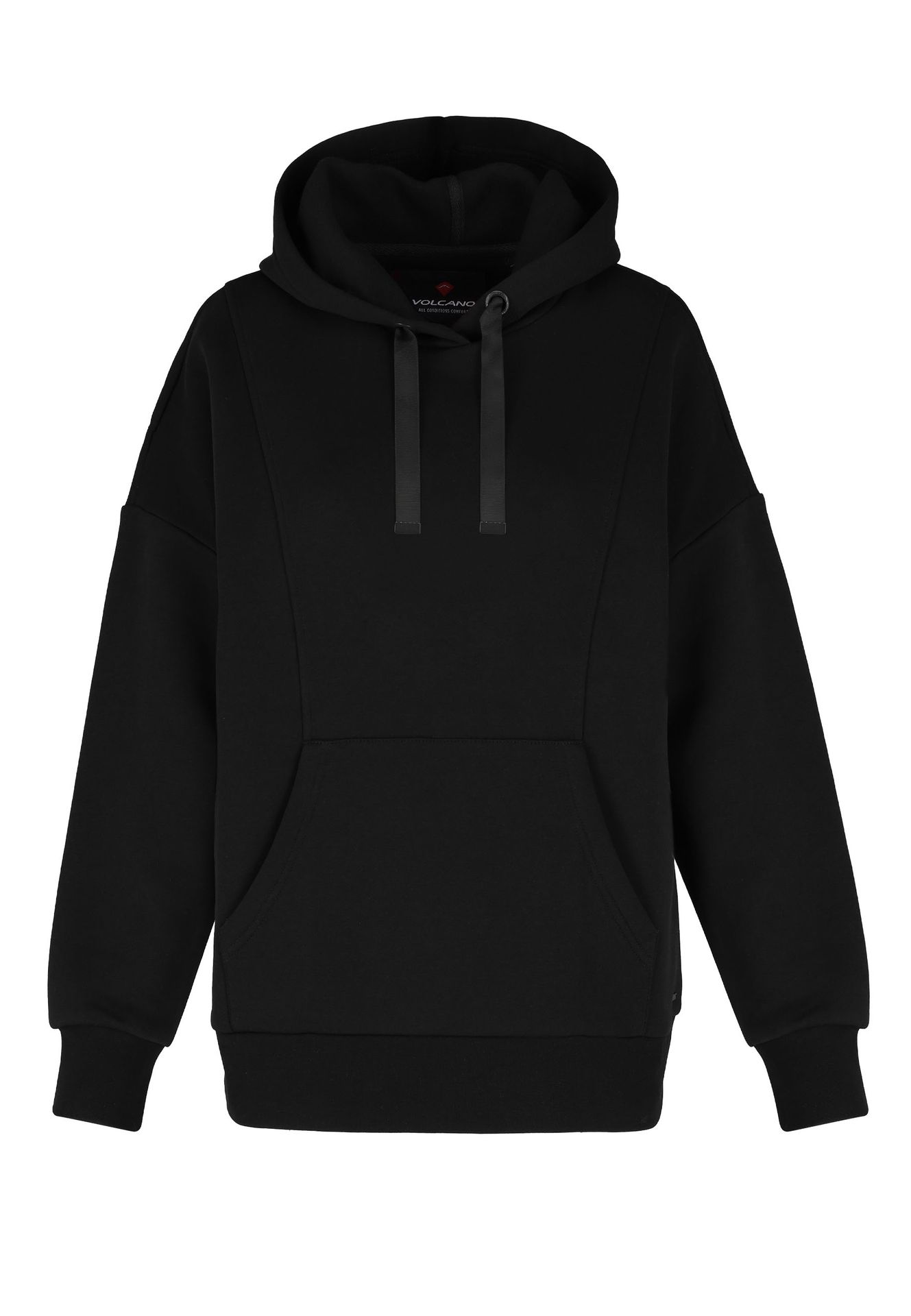 Czarna bluza z kapturem B-AMBER