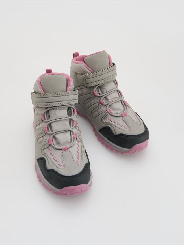 Reserved - Wodoodporne buty trekkingowe - jasnoszary