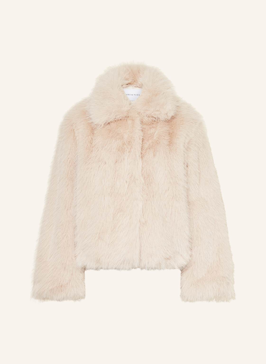 Mrs & Hugs Kurtka Ze Sztucznego Futra weiss