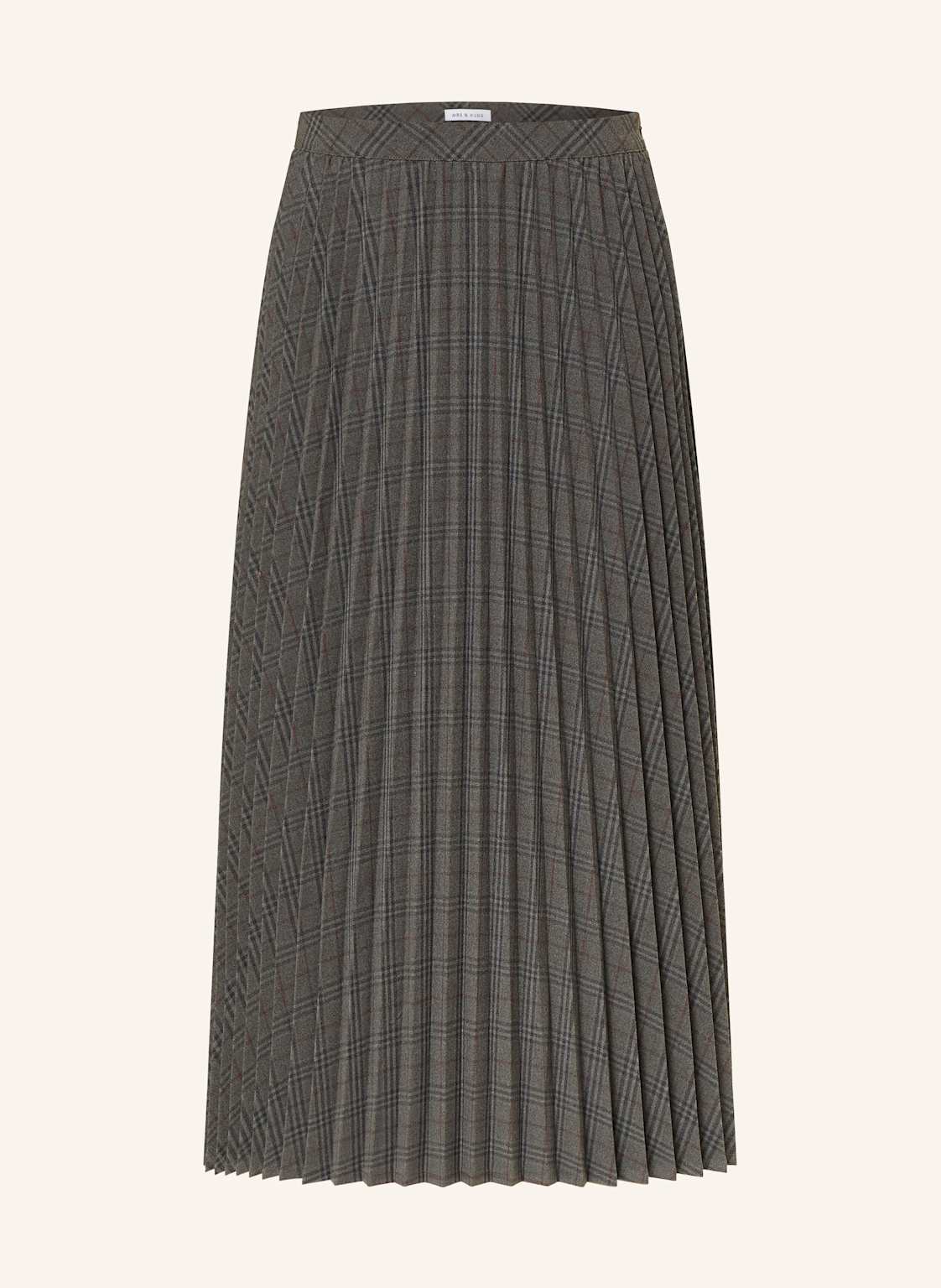 Mrs & Hugs Spódnica Plisowana grau