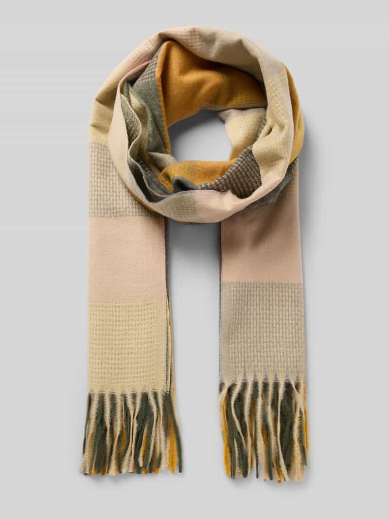 Szal z frędzlami model ‘happy’