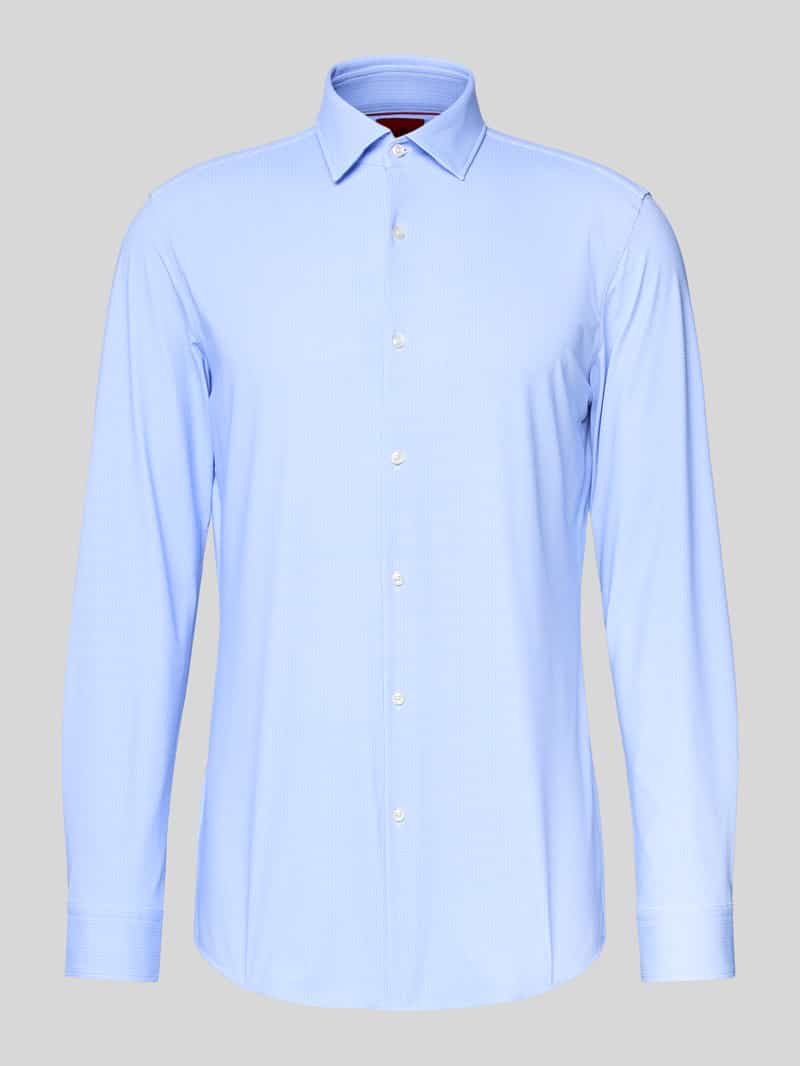 Koszula biznesowa o kroju slim fit z materiału ze streczem model ‘KENNO’