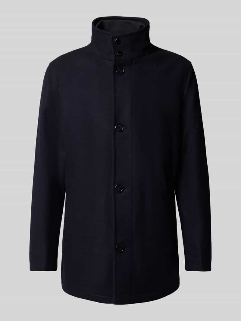 Płaszcz wełniany ze stójką