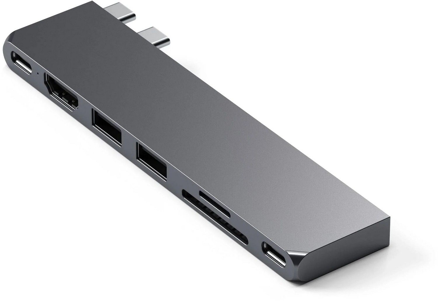 Satechi Pro Hub Slim USB-C do MacBook USB 4, HDMI, 2x USB-A, SD/microSD, USB-C gwiezdna szarość ST-HUCPHSM
