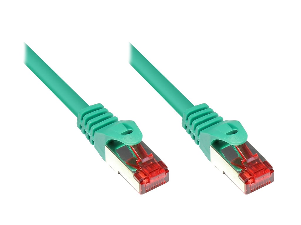 Alcasa 50m Cat6 kabel sieciowy Zielony S/FTP (S-STP) 8060-500G