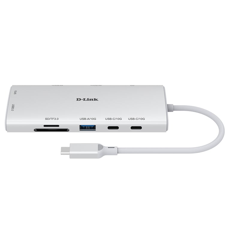 D-Link DUP-A01 huby i koncentratory USB 3.2 Gen 1 (3.1 Gen 1) Type-C 10000 Mbit/s Biały