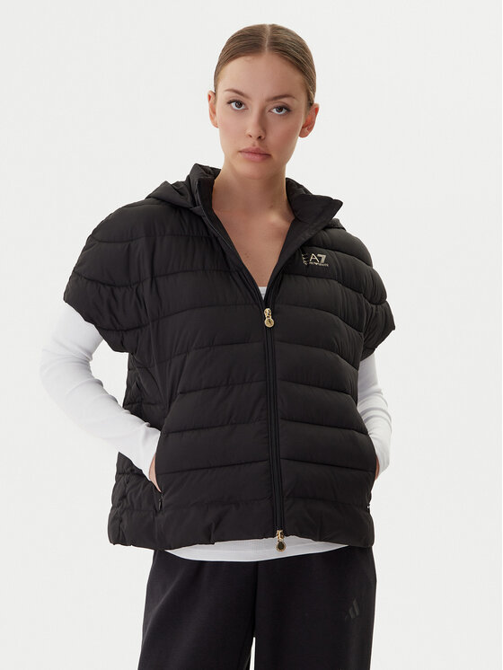 EA7 Emporio Armani Kurtka zimowa 7W000477 AF12476 UC001 Czarny Regular Fit