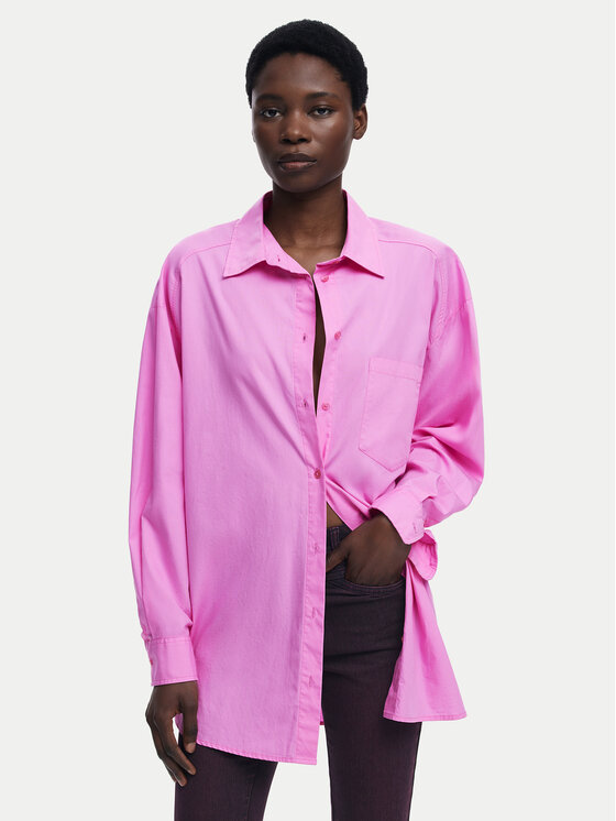 Desigual Koszula Girls 25WWCW16 Różowy Regular Fit