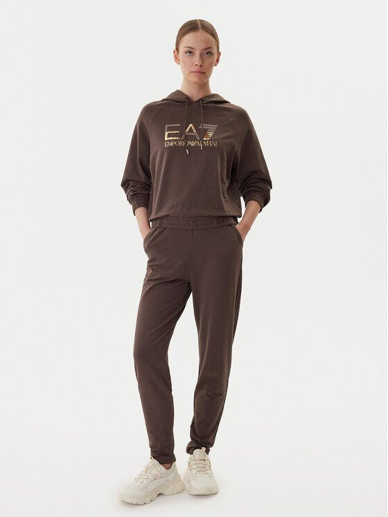 EA7 Emporio Armani Dres 7W000687 AF12502 U6063 Brązowy Regular Fit