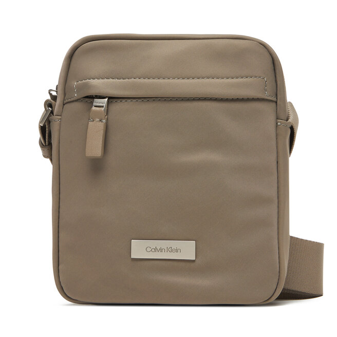 Saszetka Calvin Klein Sleek Reporter LV04D3180G Beżowy
