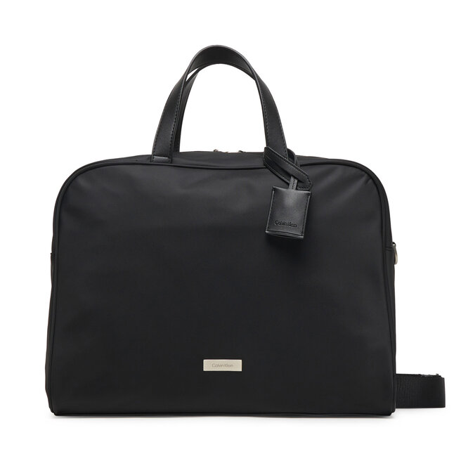 Torba na laptopa Calvin Klein Sleek Large Commuter LV04D3144G Czarny