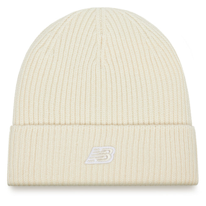 Czapka New Balance Winter Watchman Beanie Patch V3.0 LAH53008PEF Beżowy
