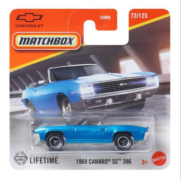 Matchbox: mały samochodzik Camaro SS 396 z 1969 roku