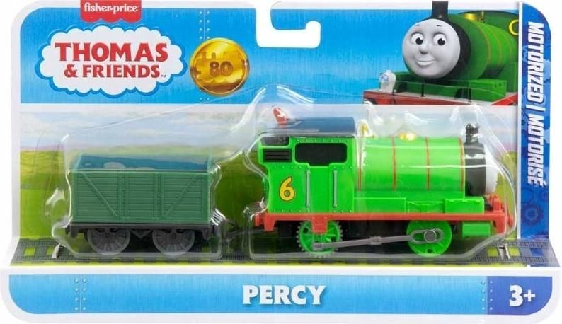 Tomek i Przyjaciele Lokomotywa z napędem Percy Mattel