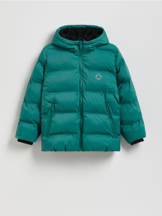 Reserved - Kurtka z kapturem - zielony