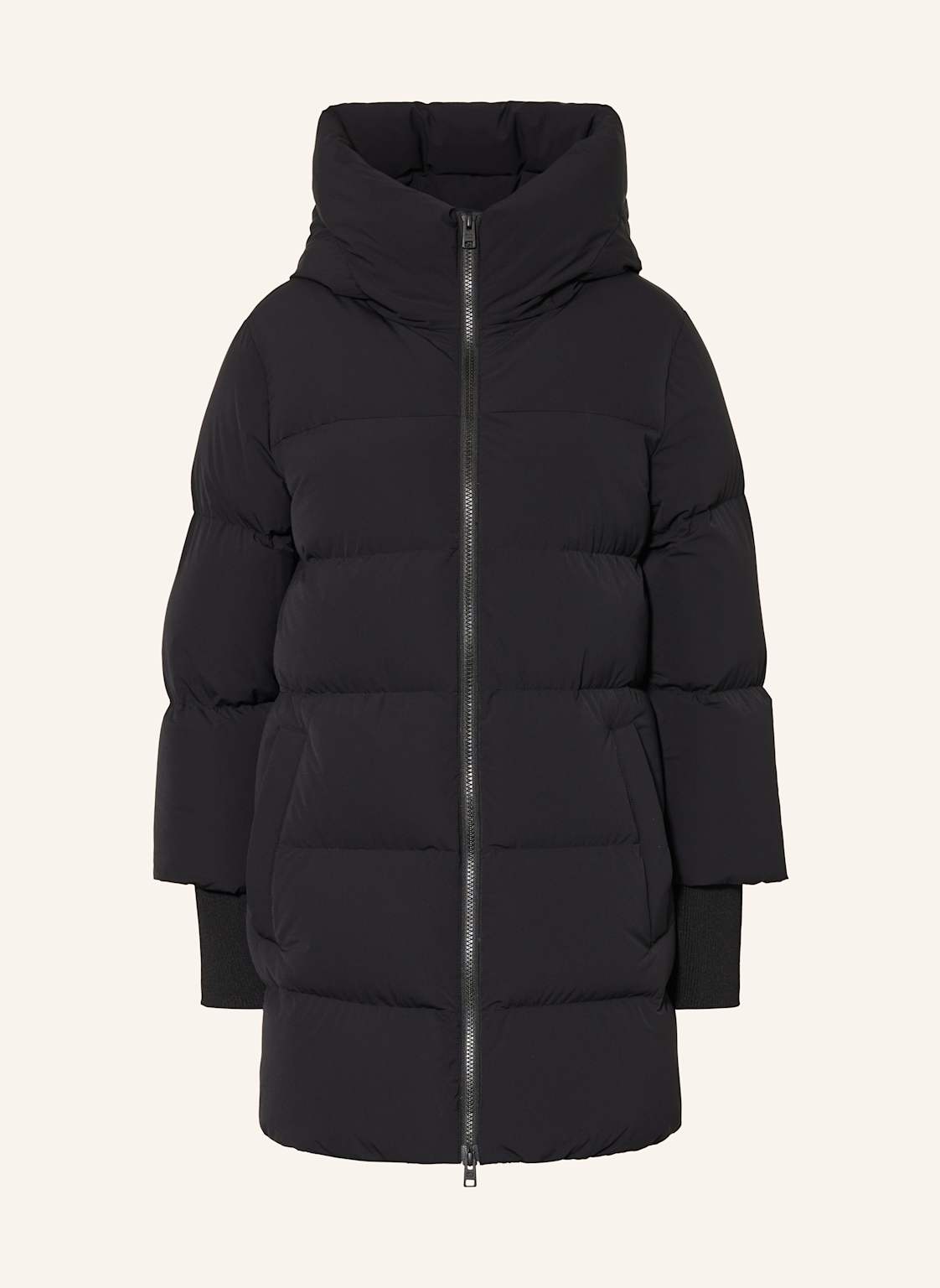 Woolrich Płaszcz Puchowy schwarz