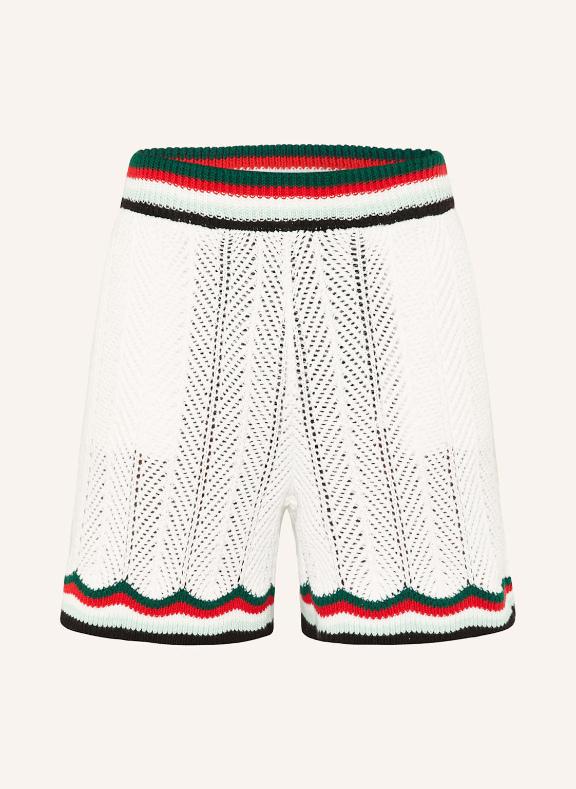 Casablanca Szorty Z Dzianiny Regular Fit weiss
