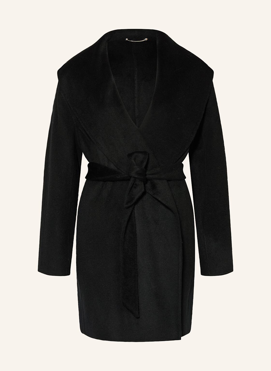 Boss Płaszcz Wełniany Cariby schwarz