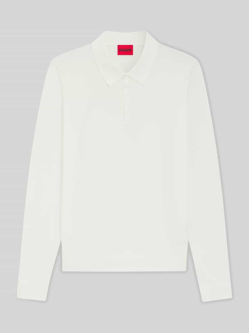 Koszulka polo o kroju slim fit z mieszanki wiskozy