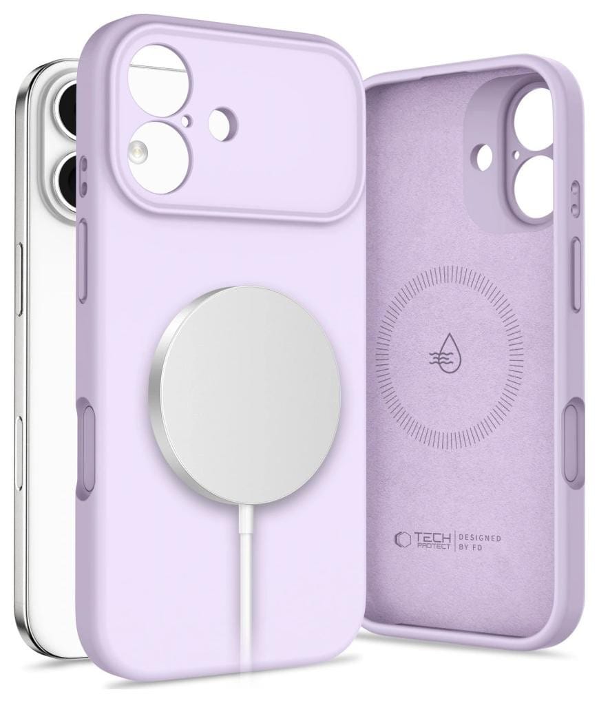 Tech-Protect Silicone Magsafe iPhone 17 mauve