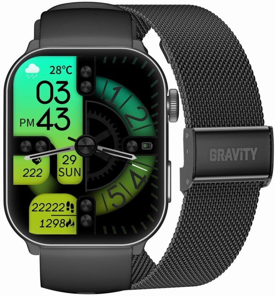 GRAVITY GT28-1 - ROZMOWY BLUETOOTH, DODATKOWY PASEK (sg037a)