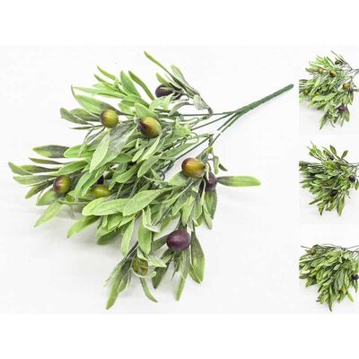 Bukiet gałązek oliwnych 32 cm mix