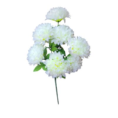 Bukiet chryzantemy 73 cm żółty/biały