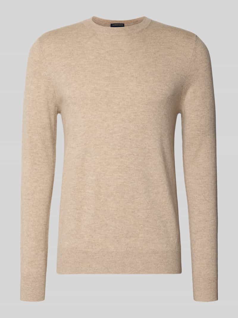 Sweter z dzianiny z mieszanki wełny i kaszmiru