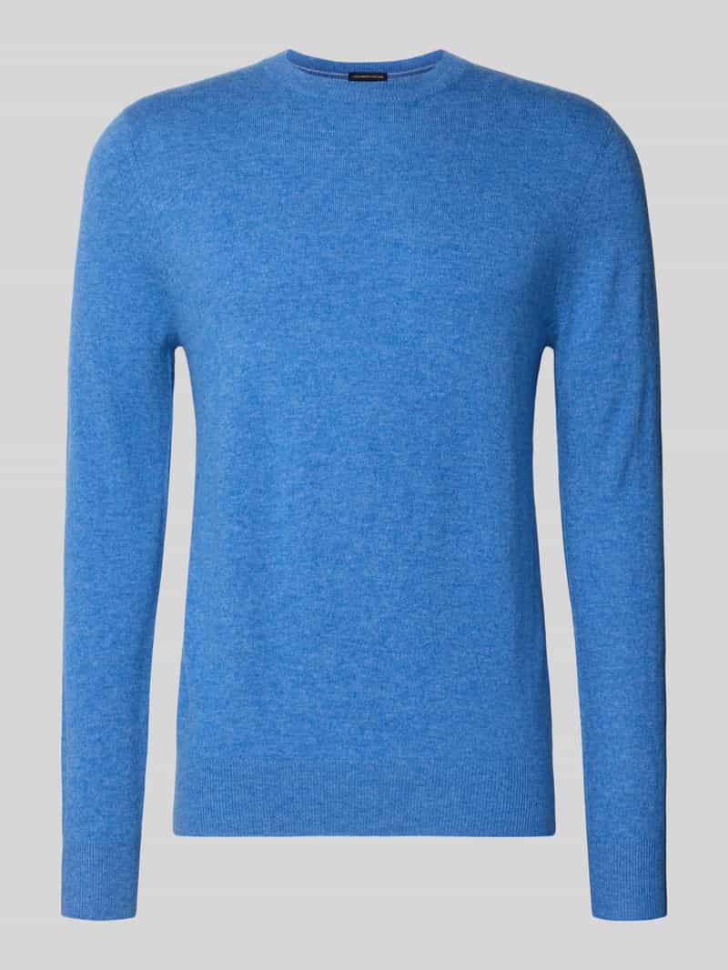Sweter z dzianiny z mieszanki wełny i kaszmiru