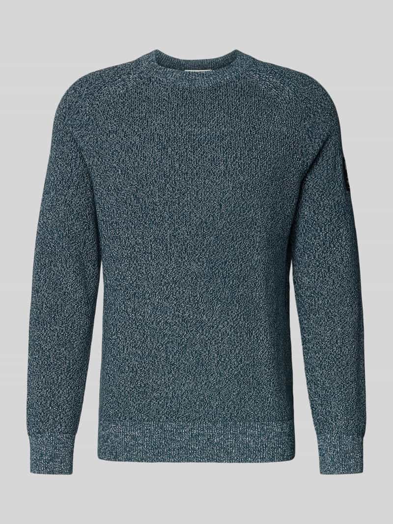 Sweter z dzianiny o kroju regular fit z czystej bawełny