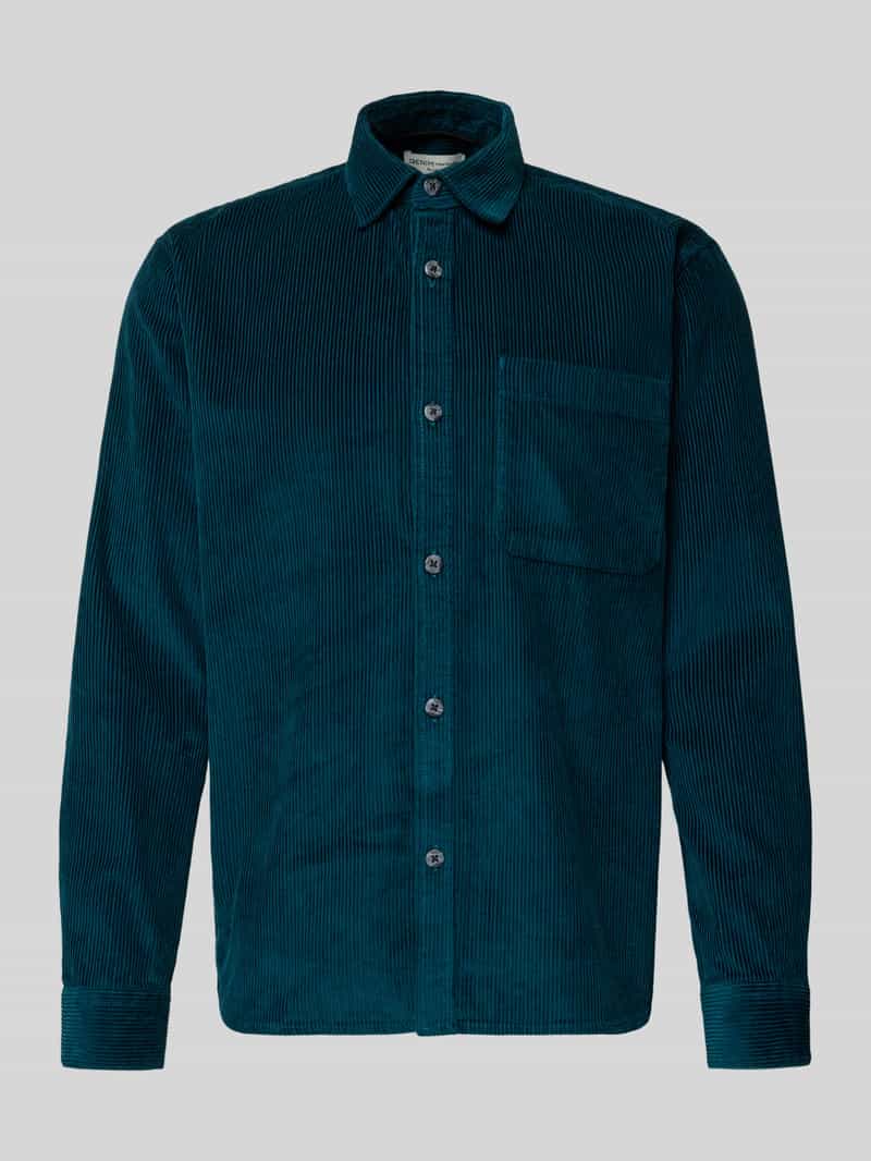 Koszula sztruksowa o kroju relaxed fit z czystej bawełny