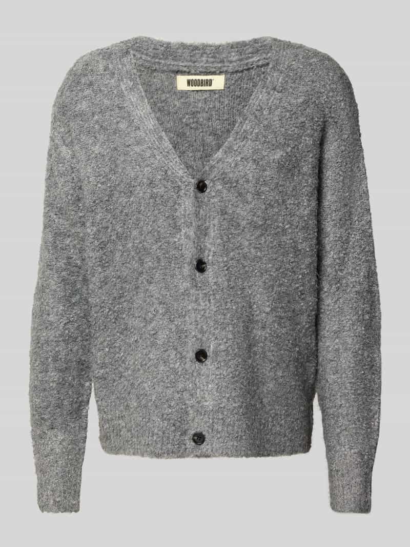 Kurtka z dzianiny z dekoltem w serek model ‘Koon’