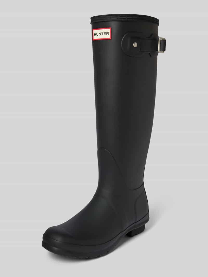 Kozaki z detalem z logo