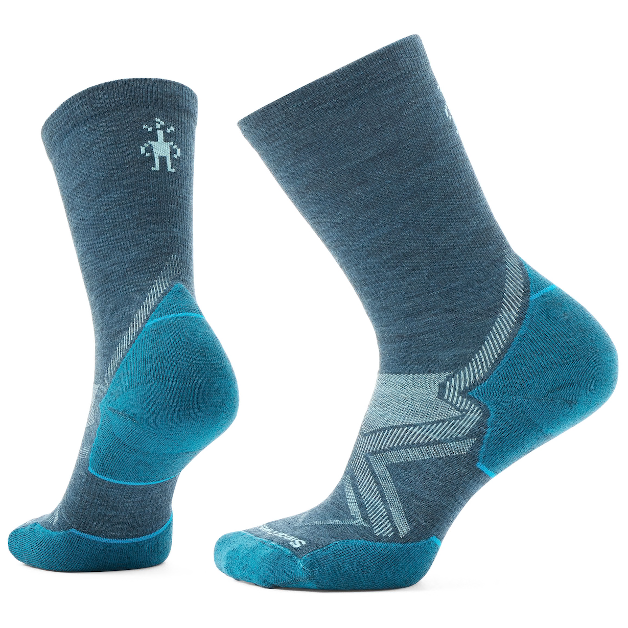 Skarpety damskie Smartwool W Run Cold Weather Crew Targeted Cushion Rozmiar skarpet: 37-41 / Kolor: niebieski