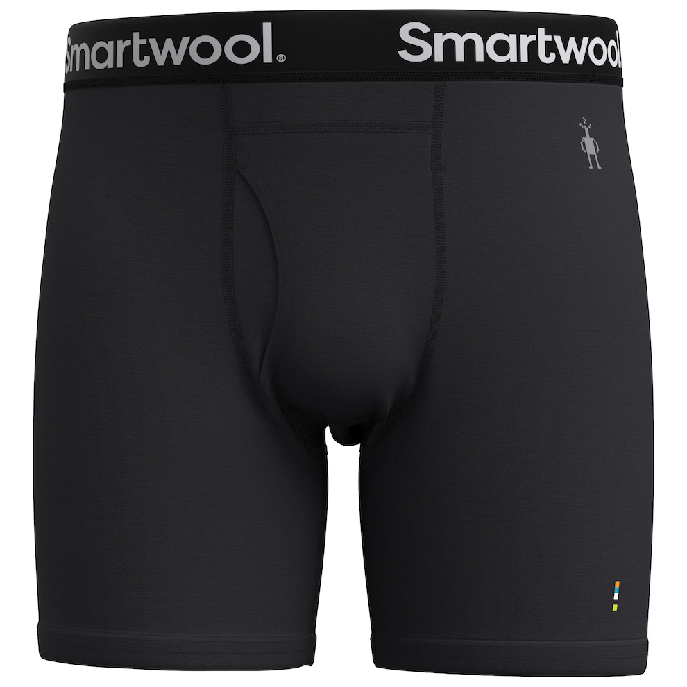 Męskie bokserki Smartwool M Everyday Merino Boxer Brief Boxed Rozmiar: L / Kolor: czarny