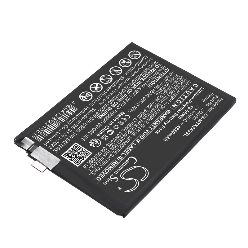 Motorola Moto G35 5G / QG50 4850mAh 18.96Wh Li-Polymer 3.91V (Cameron Sino)