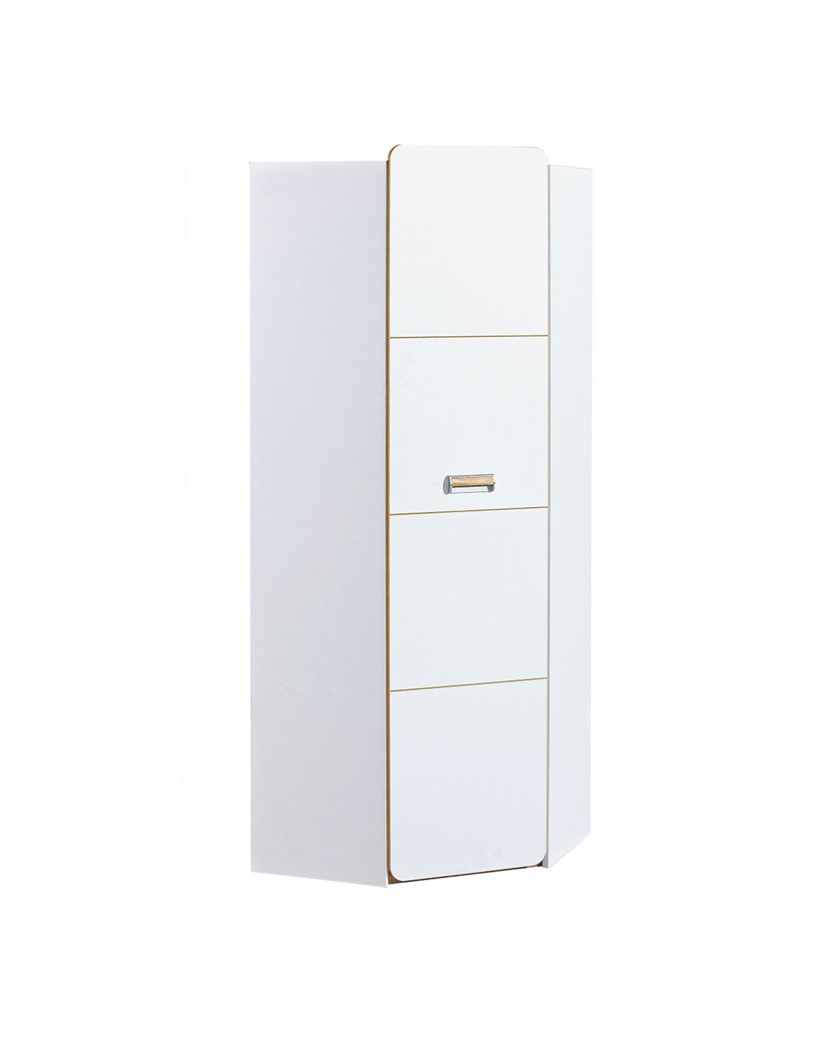 Szafa narożona rogowa biała Lorento L14, rogówka