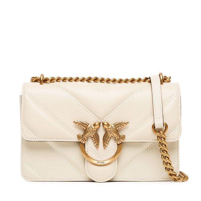 Torebka PINKO Love One Mini Light Dc. Al 25-26 PLTT 104550 A2OS Écru