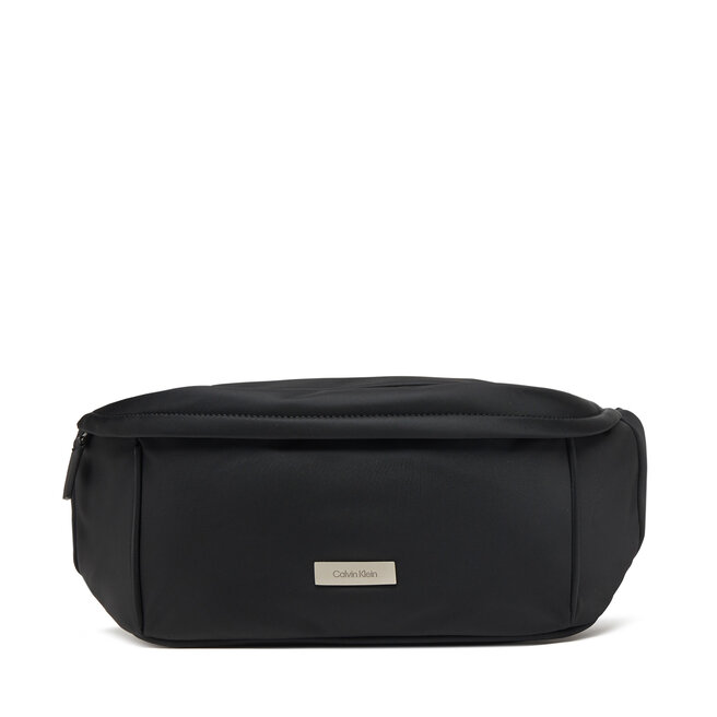 Saszetka nerka Calvin Klein Sleek Waistbag Sling LV04D3148G Czarny