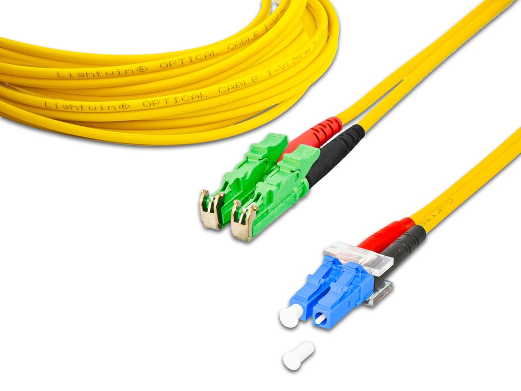 Lightwin LDP-09 LSHAPC-LC 2.0 kabel InfiniBand / światłowodowy 2 m E-2000 (LSH) Niebieski, Zielony, Żółty