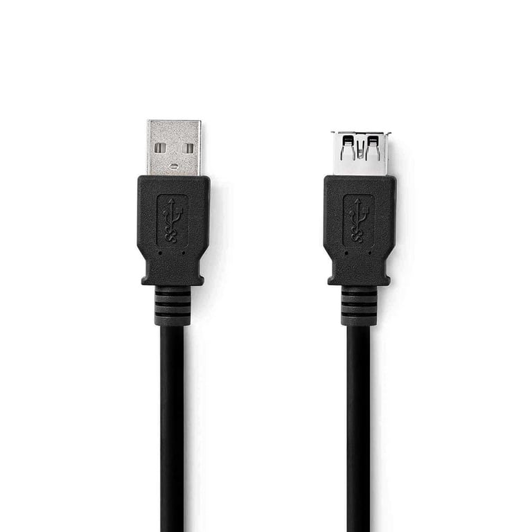 Nedis CCGL61010BK30 kabel USB USB 3.2 Gen 1 (3.1 Gen 1) 3 m USB A Czarny