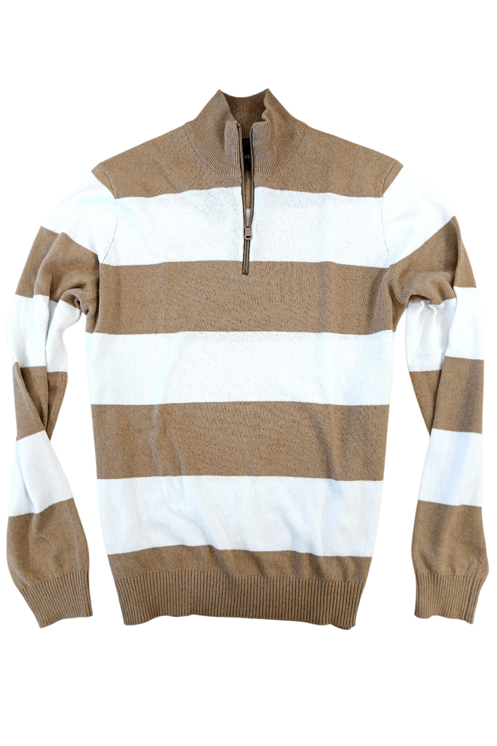 ONLY & SONS LIFE REG BLOCK HALF ZIP KNIT CHINCHILLA SWETER MĘSKI