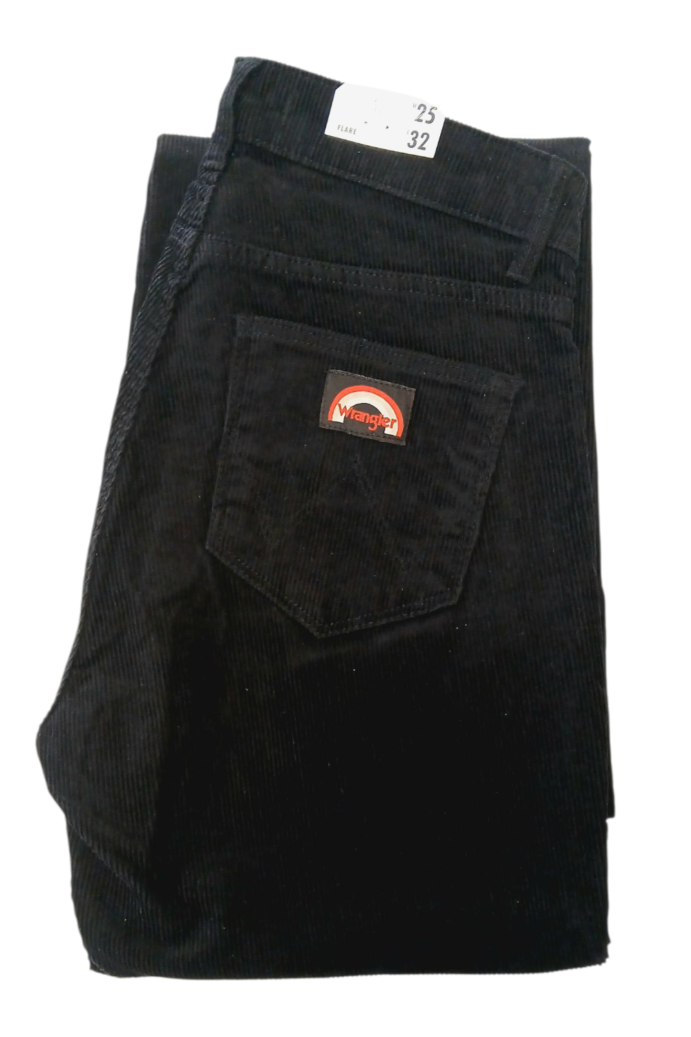 WRANGLER FLARE BLACK SZTRUKSY DAMSKIE DZWONY CZARNE