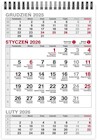 Kalendarz 2026 A5 biurkowy trójdzielny pionowy MIX